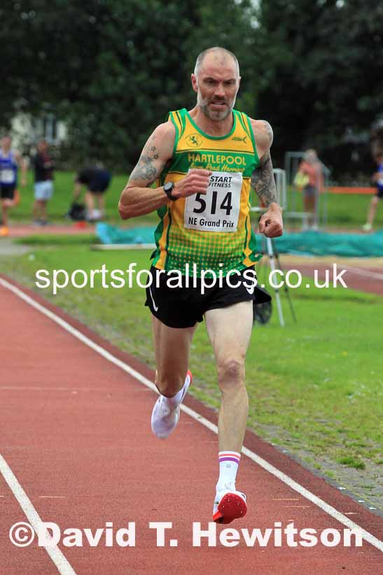 1500 metres, 2023 NEGP 5 Monkton, Wed, July 26th. Photo: David T. Hewitson/Sports for All Pics